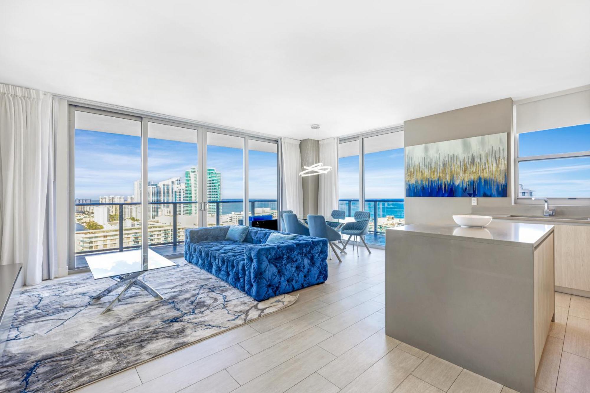 Hyde Beach House Resort - Million Apartment 2Bd 2Ba, Direct Ocean View, 1 Min From Beach, 6 Guests هوليوود المظهر الخارجي الصورة